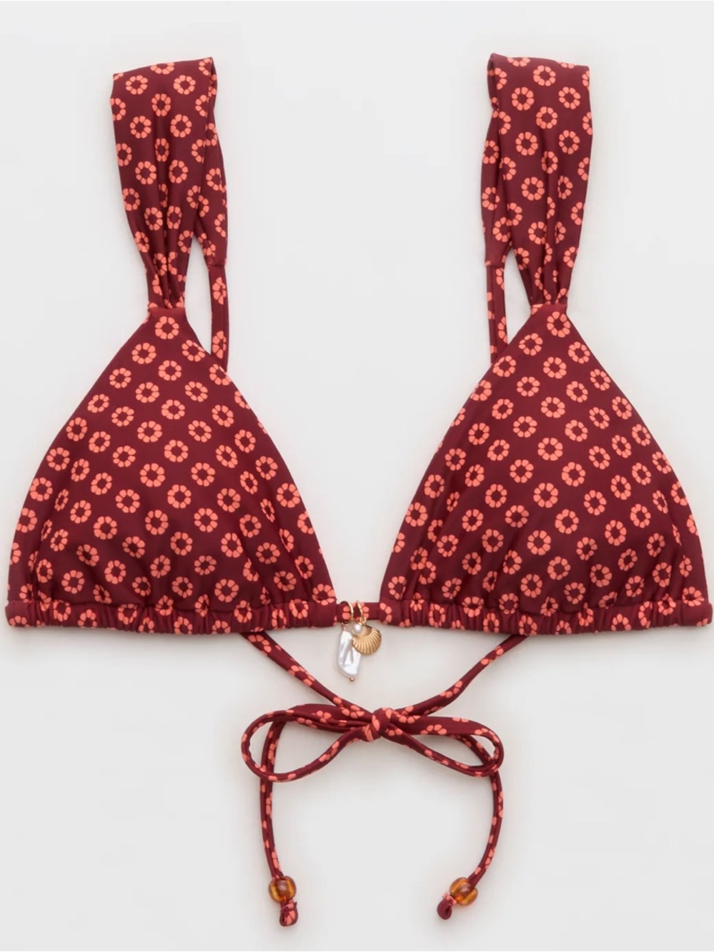 NWT Aerie Triangle Wide Strap Bikini Top - Picture 3 of 9